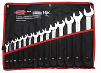 Набор ключей комбинированных RF-5146P: 15грд., 14пр. (10, 12-19, 22, 24, 27, 30, 32мм), на полотне